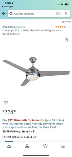 Brand New But Assembled Led Ceiling Fans