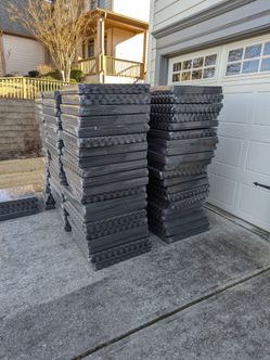 Brand new black gym mats with edge pieces. Only $16 a pack