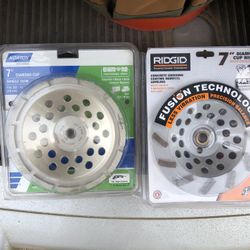 7” Diamond Cup Wheels