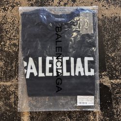 Balenciaga Black Tee Size S $120 (Willing to Negotiate)! 