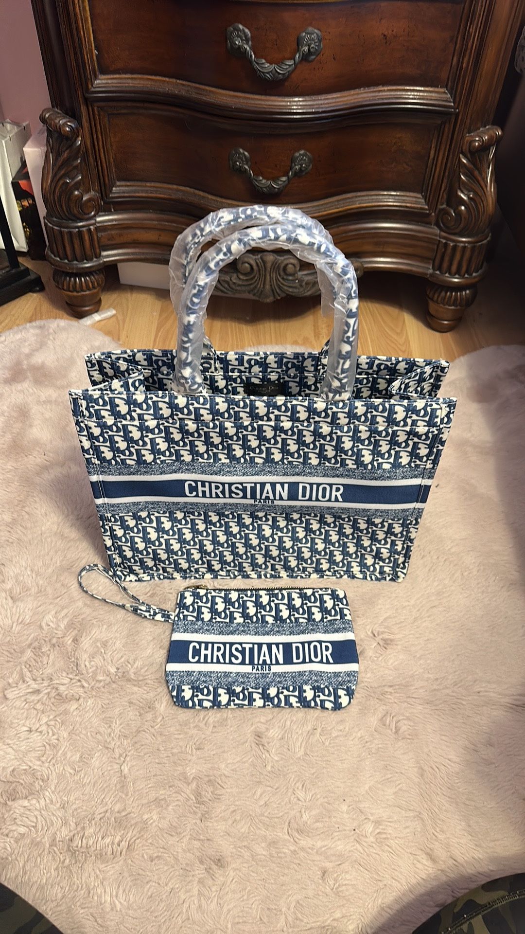Tote Bag With Matching Wristlet