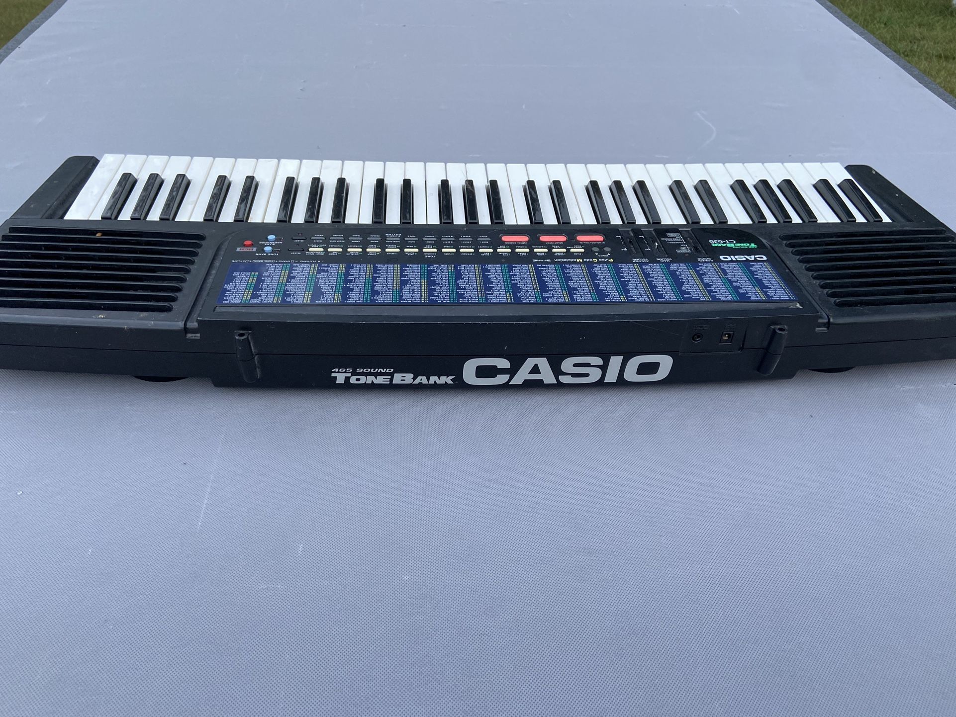 Casio CT-636 465 Sound Tone Bank Piano