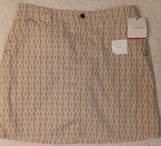 Women's Size 12 Skorts Shorts Croft & Barrow Brand New Tags Summer