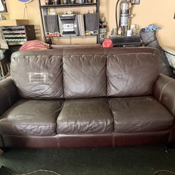 Leather Couch For Free!