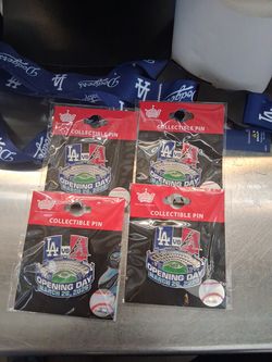 Opening Day Pin Dodgers