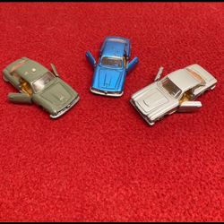 1960s Politoys Penny Die Cast PENNY 1/66 Car Lot.