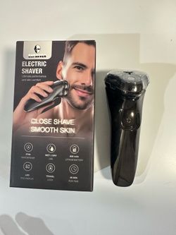 Electric Razor for Men Waterproof: 5D Floating Rotary Shaver for Travel Wet or Dry - 𝐒𝐞𝐧𝐬𝐢𝐭𝐢𝐯𝐞 𝐒𝐤𝐢𝐧 𝐂𝐚𝐫𝐞, USB Fast Charging, Stainles