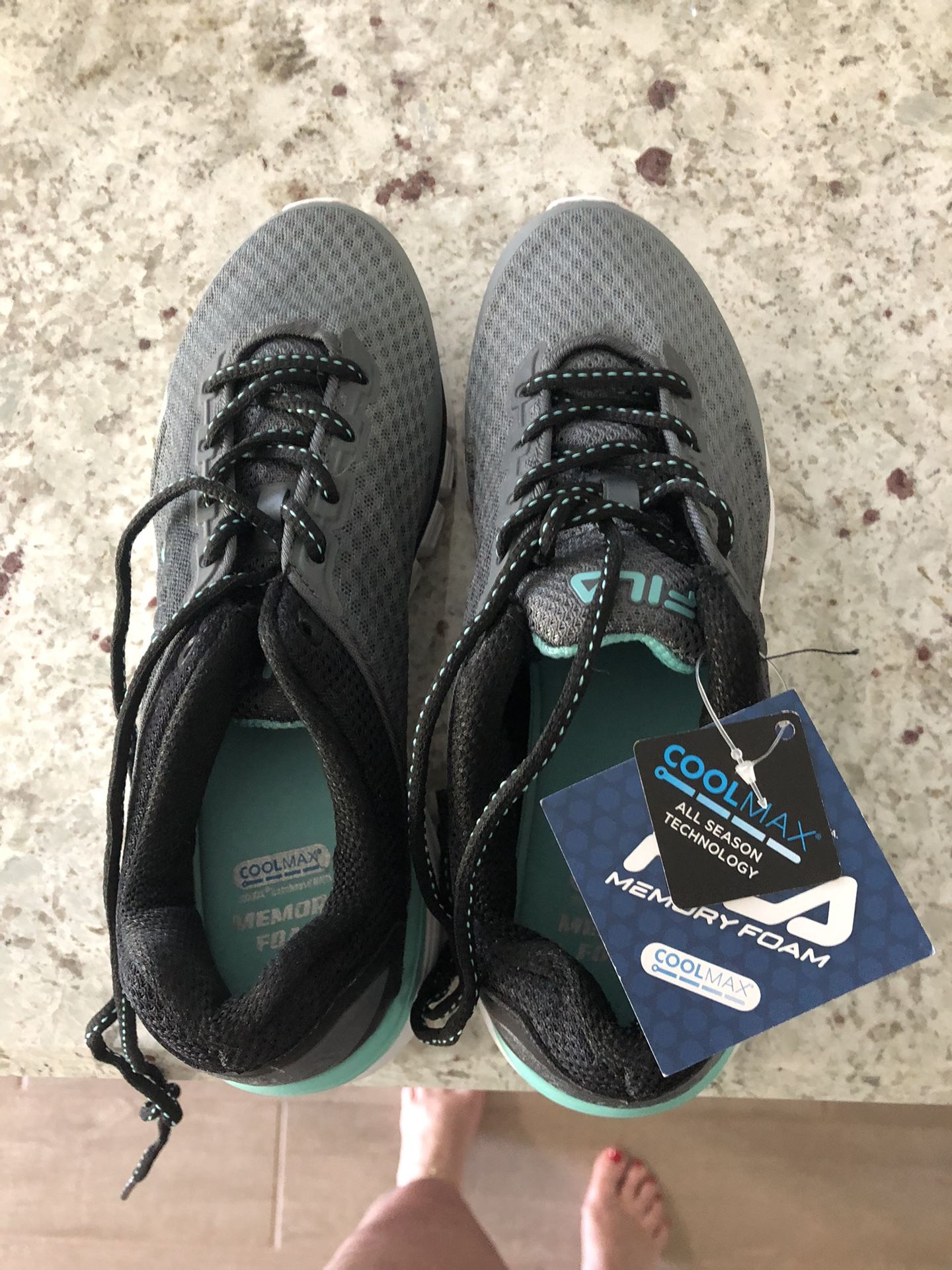 8 and 1/2 Brand New FILA Cool Max Sneakers 