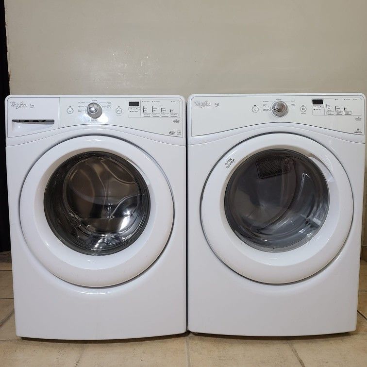 WHIRLPOOL WASHER AND ELECTRIC DRYER FREE DELIVERY AND INSTALLATION ALSO A 90 DAY WARRANTY