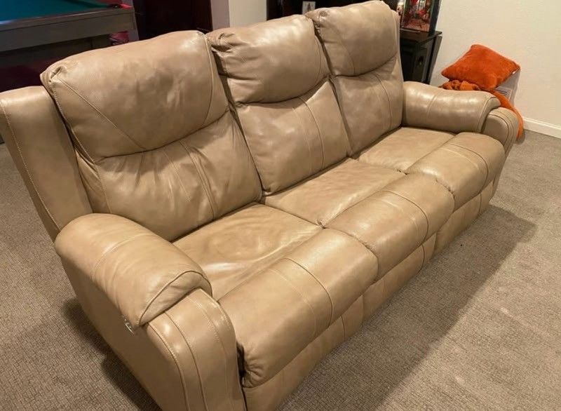High Quality Leather Battery Powered Recliner
