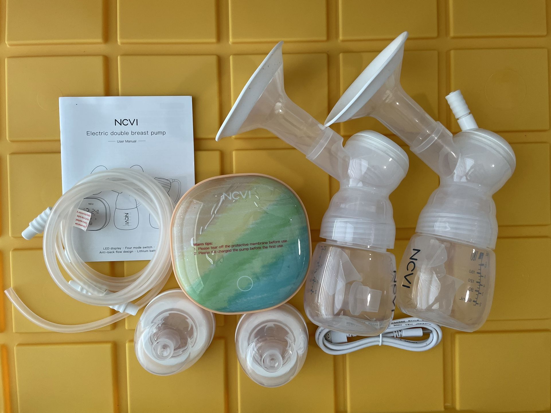 New NCVI Double Electric Breast Pump XB-8122-2