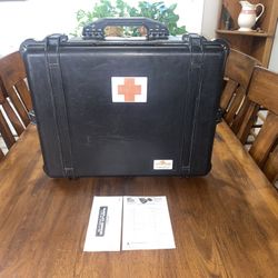 Iron Duck Pelican 1600 24" x 18" x 8" EMS Medic Ambulance Hard Case, Black