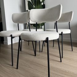 Dining Table Chairs Set of 4