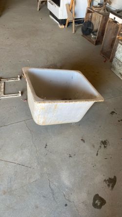 Utility Sink (cast Iron) Antique