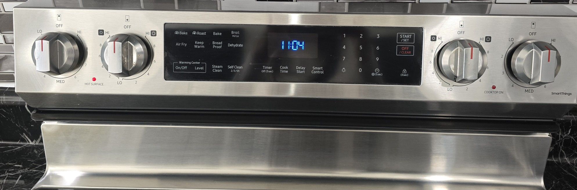 Electric Range. Samsung Stainless Steel 