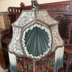 Unique Beaded Antique Lamp
