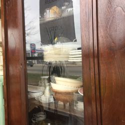 1930's china cabinet in great shape 6 ft tall48 inches wide