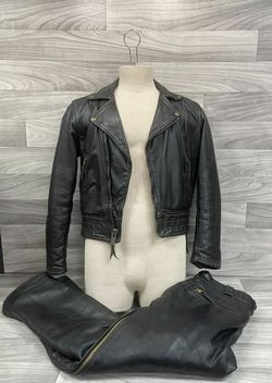 Langlitz Leather Jacket And Pant Set (A1D003192)