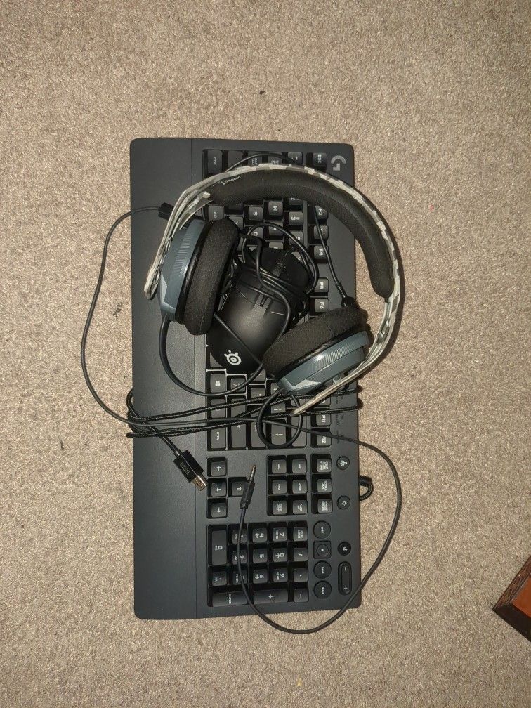 Gaming RGB Keyboard Mouse Combo With Headset