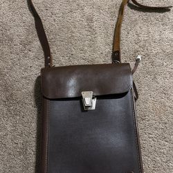 vintage Soviet military officer's map case