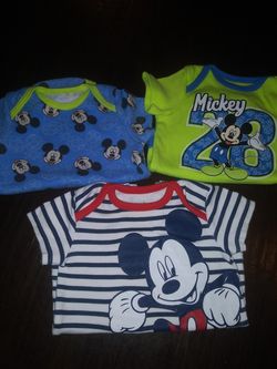 3 to 6 mickey onsies
