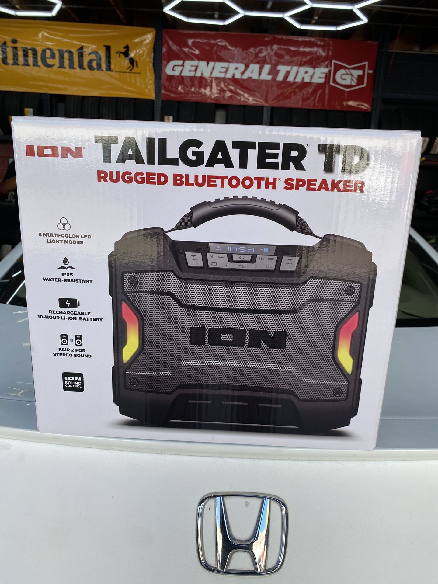 ION Audio Tailgater TD Rugged Bluetooth Speaker