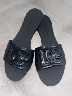 Dolce & Gabbana Rubber beachwear sliders