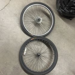 Mountain bike rims and tires 24 inch