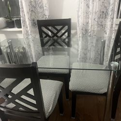 Glass Dining Table 