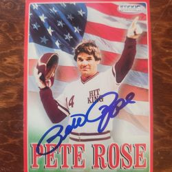 Pete Rose Signed Card : Image Entertainment 2003 ONLY 500 MADE & AUTOGRAPHED 
