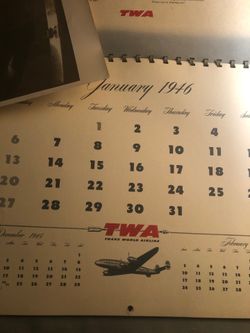 Complete Calendars 1943 and 44 in and 46 and some old movie posters from the 50s