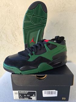 Jordan 4 RM "Pine Green"  green and black color