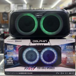 Rechargeable Bluetooth Party Speaker w/ Carrying Strap