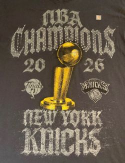 NBA Knicks Championship Rhinestone Tshirt