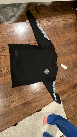 Black chrome heart large