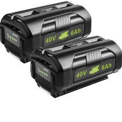 OP4060 40V 6000mAh Lit Replacement for All Ryobi 40-Volt Power Tools OP4015 OP4026 OP40201 OP40261 OP4030 OP4040 OP40401 OP4050 OP40501 OP4050A OP4060