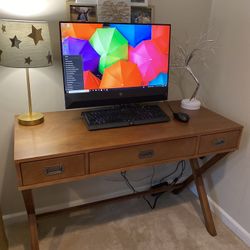 New Modern X-Frame Desk with 3 Drawers