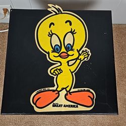 1975 Vtg Marriott Great America Felt Tweety Bird