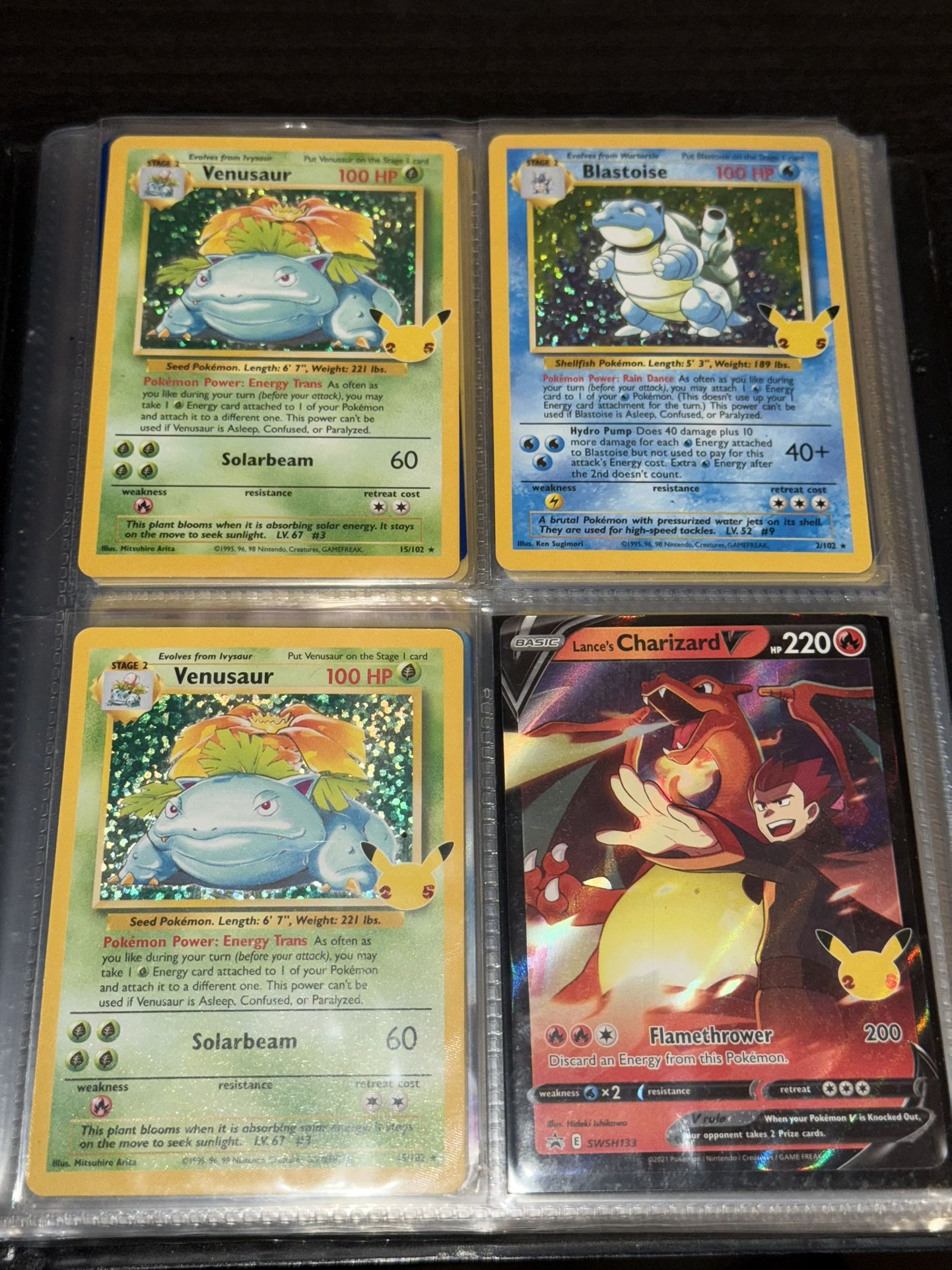 🎉Pokémon Celebrations Binder w/ Cards - Partial Set - Great Condition!🎉