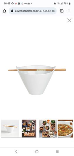 6.5" Kai Noodle Bowl with Chopsticks

 Thumbnail