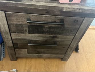 6-Drawer Dresser with Mirror + Matching Nightstand