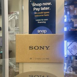 Sony FX3 Cinema Camera