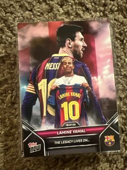Topps 2025 Lamine Yamal “Legacy Lives on “ FC Barcelona