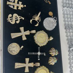 Charms And Rings Each  $10.