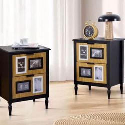 ✌️ Set of 2 nightstands , side table, end table