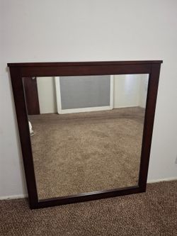 Wood Frame Mirror