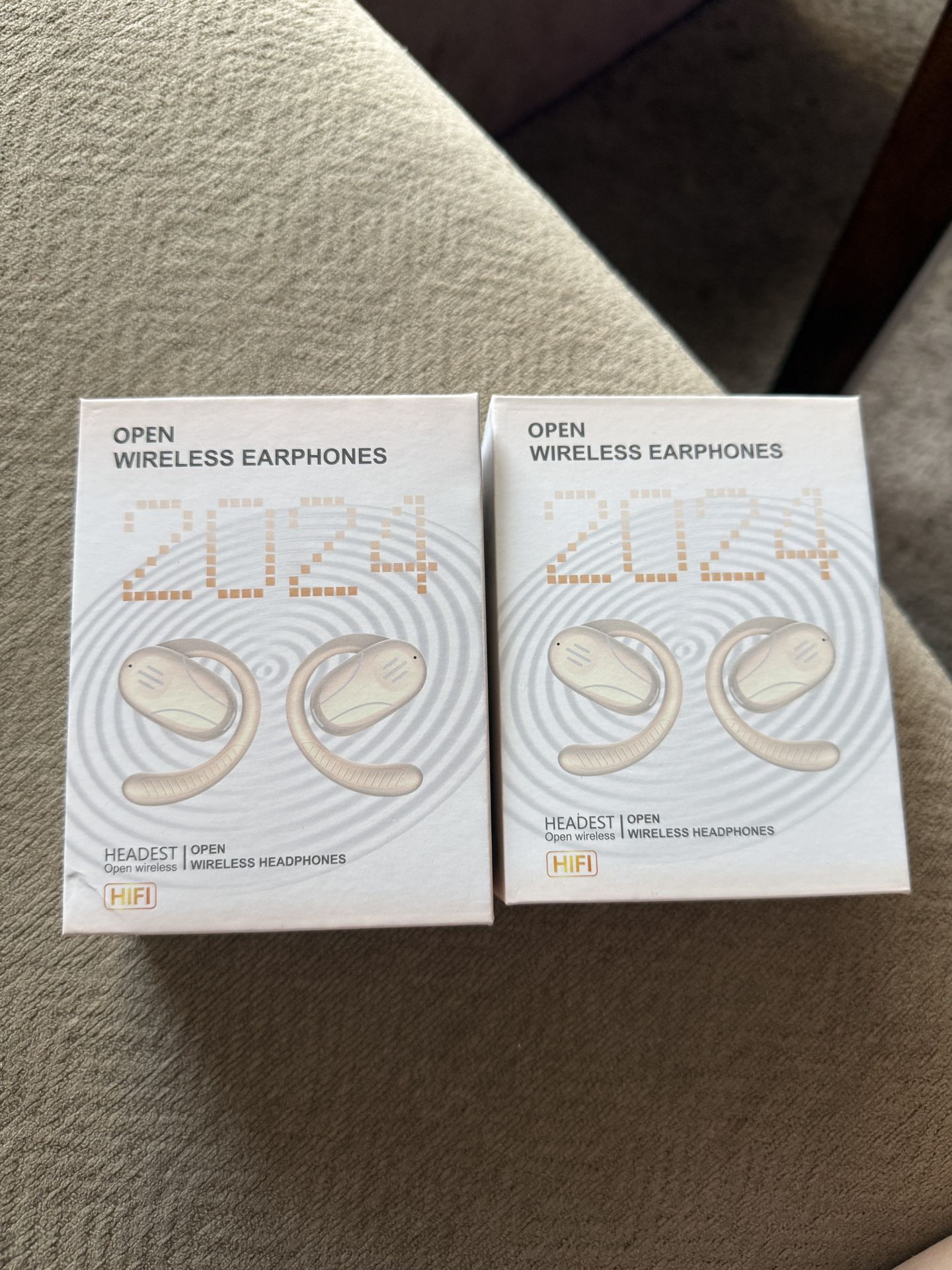 Open Wireless Earphones 2024 (2 Brand New Pairs)