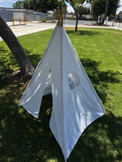 Tiny Land Kids Teepee Tent | Cotton Play Tent | Indoor Outdoor | Like New
