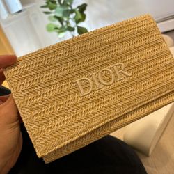 Wool Dior Clutch Bag