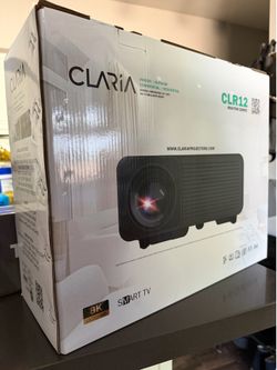 New Commercial 8K Laser Projector w/ 72 in Screen (MSRP: $6950)